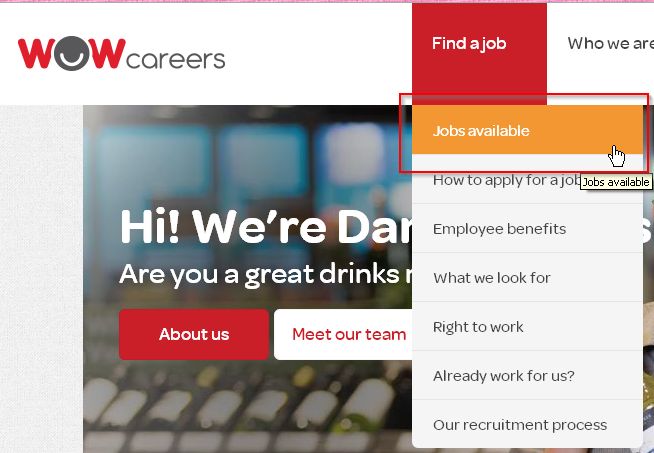 WOW Careers - How to apply for a job